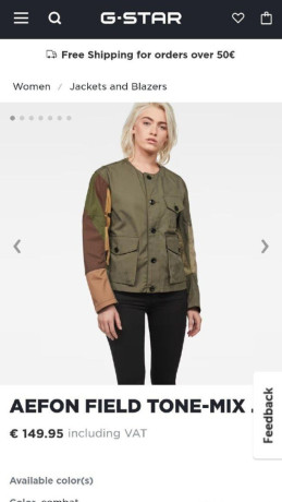 g-star-army-bunda-blazer-m-big-0