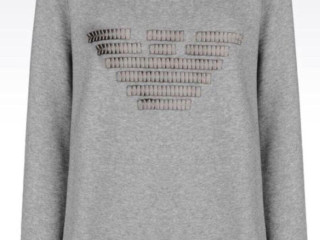 armani-mikina-seda-xs-logo-original