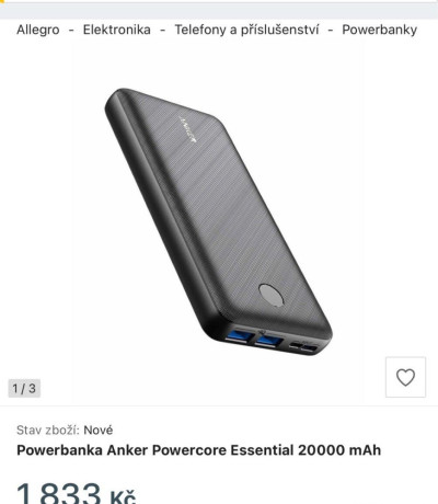 powercore-essential-20000-usb-usb-c-perfektny-stav-big-0