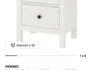 nocny-stolik-ikea-hemnes-biely