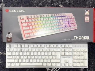 genesis-thor-303-white-mechanicka-klavesnica
