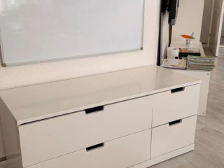 biela-ikea-komoda-skrinka-4-zasuvky