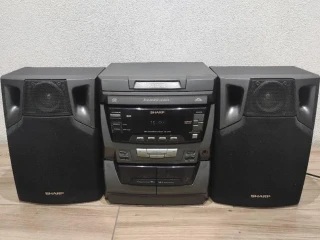 retro-hi-fi-system-sharp-radio-aux-kazeta