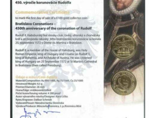 predam-pamatny-list-rudolf-ku-zlatej-minci-100-eur