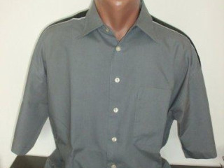 panska-kosela-sivej-farby-s-kratkym-rukavom