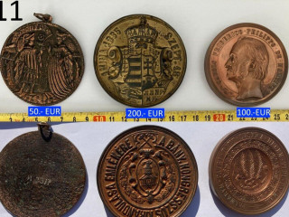 plaketa-a-mince-stare-1600-1700