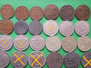 mince-rakusko-uhorsko-taliansko-vbritania-francuzsko-a-ine